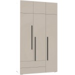 Ντουλάπα Lorin Τρίφυλλη-Με πατάρι 135x60x236
