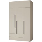 Ντουλάπα Lorin Τρίφυλλη-Με πατάρι 135x60x236