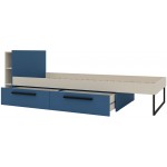 Παιδικό Κρεβάτι Lorin 11-Μπλε – Κασμίρ 95x219x81