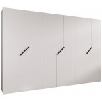 Ντουλάπα Andrew I 300 Εξάφυλλη-Λευκό 300x52x202