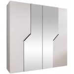 Ντουλάπα Andrew II 200 Τετράφυλλη-Λευκό 200x52x202