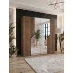 Ντουλάπα Andrew II 200 Τετράφυλλη-Βέγγε 200x52x202