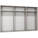 Ντουλάπα Andrew III 300 Εξύφυλλη-Λευκό 300x52x202