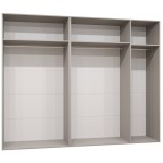 Ντουλάπα Piano III 250 Πεντάφυλλη-Λευκό 250x52x202