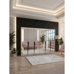 Ντουλάπα Piano III 300 Εξάφυλλη-Βέγγε 300x52x202