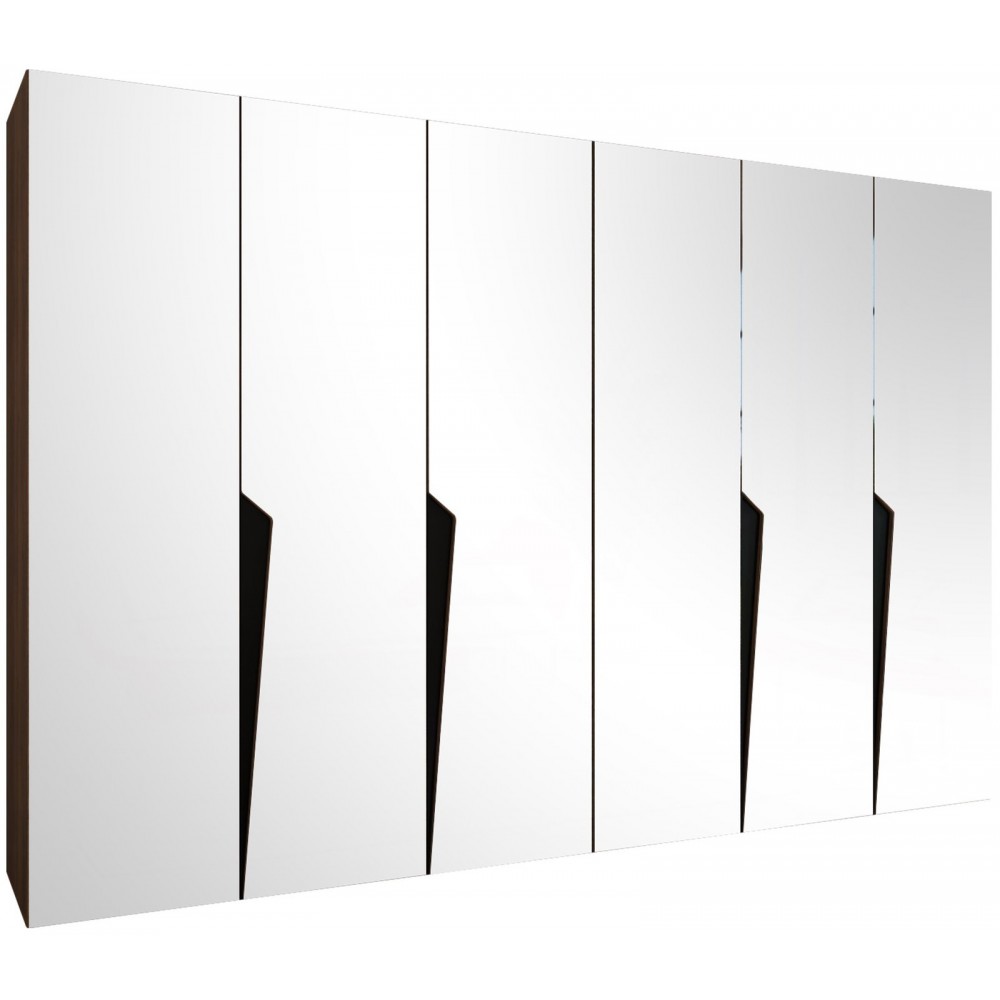Ντουλάπα Piano III 300 Εξάφυλλη-Βέγγε 300x52x202