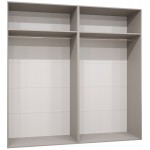 Ντουλάπα Sandi III 200 Τετράφυλλη-Λευκό 200x52x202