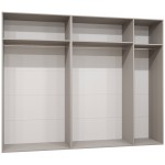Ντουλάπα Sandi III 250 Πεντάφυλλη-Λευκό 250x52x202