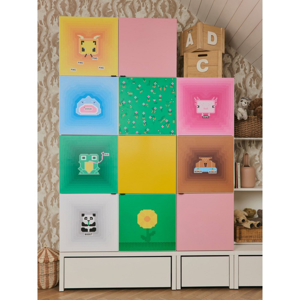 Ντουλάπα Young Users Next Μονόφυλλη 53x53x159