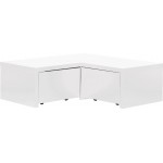 Γωνιακά Συρτάρια Young Users Next-Λευκό – Μαύρο 104.4x106.1x35.6