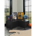 Γωνιακά Συρτάρια Young Users Next-Μαύρο 104.4x106.1x35.6