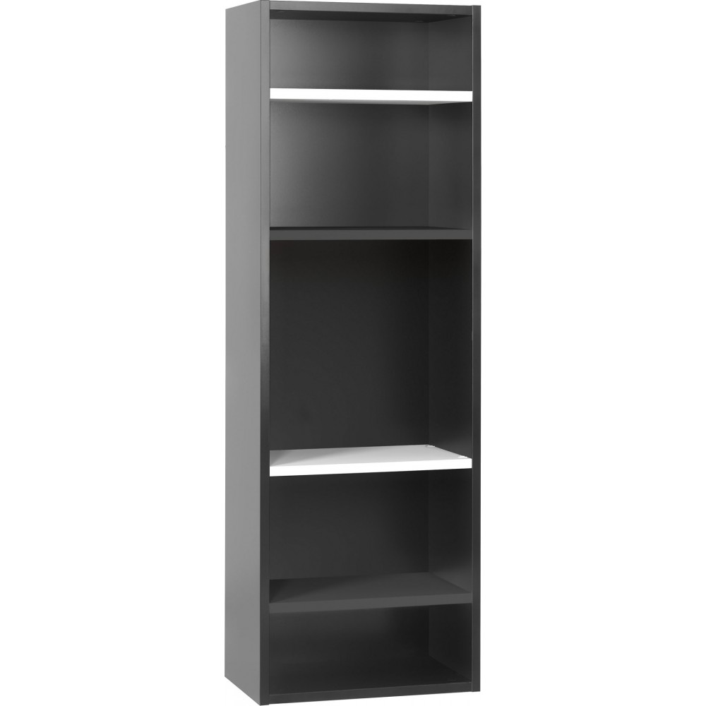 Βιβλιοθήκη Young Users Next-Μαύρο 53x31x159