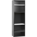 Βιβλιοθήκη Young Users Next-Μαύρο 53x31x159
