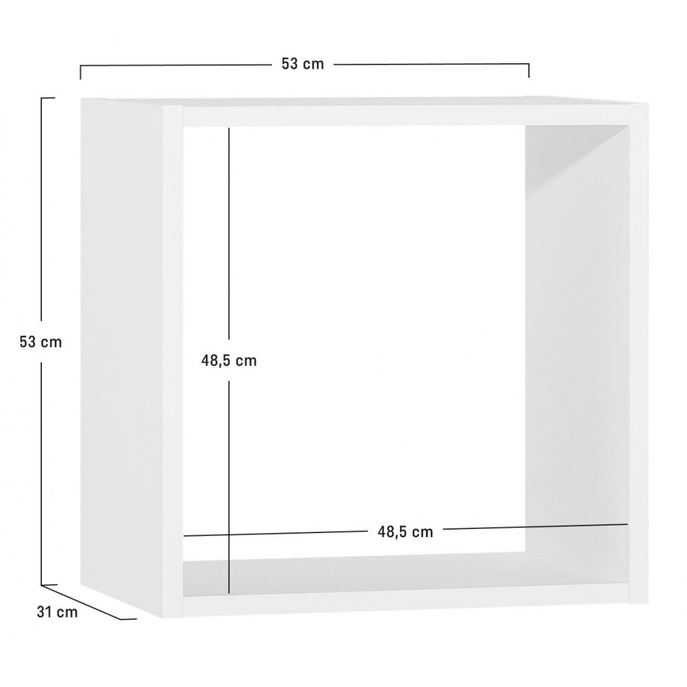 Ράφι Cube Young Users Next-Λευκό 53x31x53