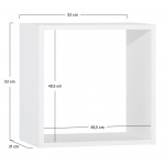 Ράφι Cube Young Users Next-Λευκό 53x31x53