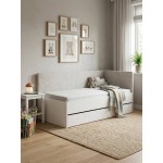 Κρεβάτι Young Users Next II-Λευκό-Δεξιά 207x98x95