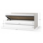 Κρεβάτι Young Users Next II-Λευκό-Δεξιά 207x98x95