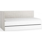 Κρεβάτι Young Users Next II-Λευκό-Αριστερά 207x98x95