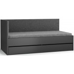 Κρεβάτι Young Users Next II-Μαύρο-Αριστερά 207x98x95