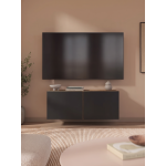 Έπιπλο Τηλεόρασης Ravion-Μαύρο - Φυσικό 100x40x41
