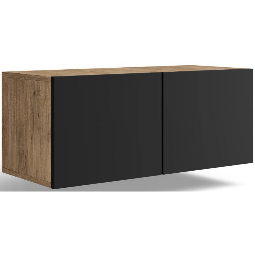 Έπιπλο Τηλεόρασης Ravion-Μαύρο - Φυσικό 100x40x41