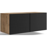 Έπιπλο Τηλεόρασης Ravion-Μαύρο - Φυσικό 100x40x41