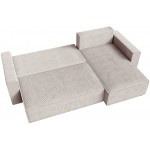 Γωνιακός Καναπές Zyra-Κρεμ 232x143x85