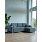 Γωνιακός Καναπές Zyra-Πετρόλ 232x143x85
