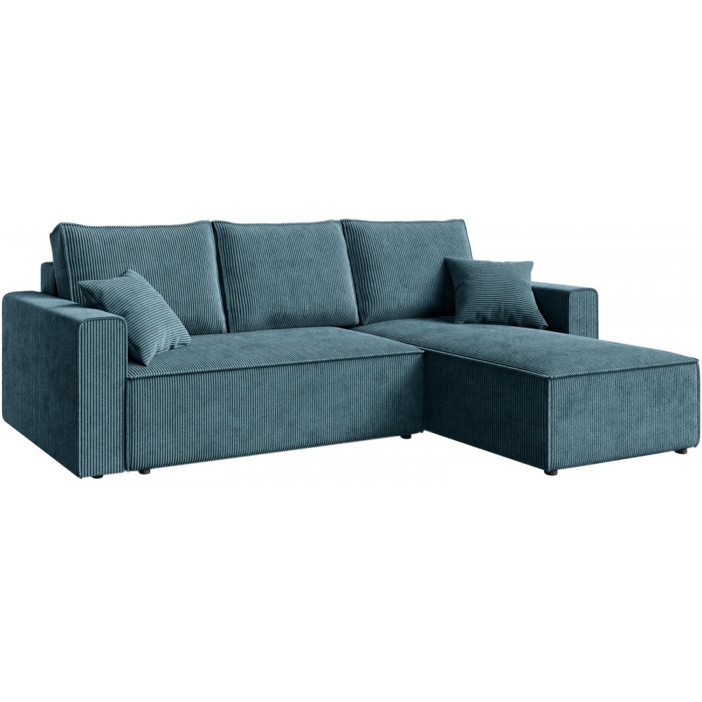 Γωνιακός Καναπές Zyra-Πετρόλ 232x143x85