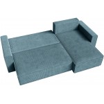 Γωνιακός Καναπές Zyra-Πετρόλ 232x143x85