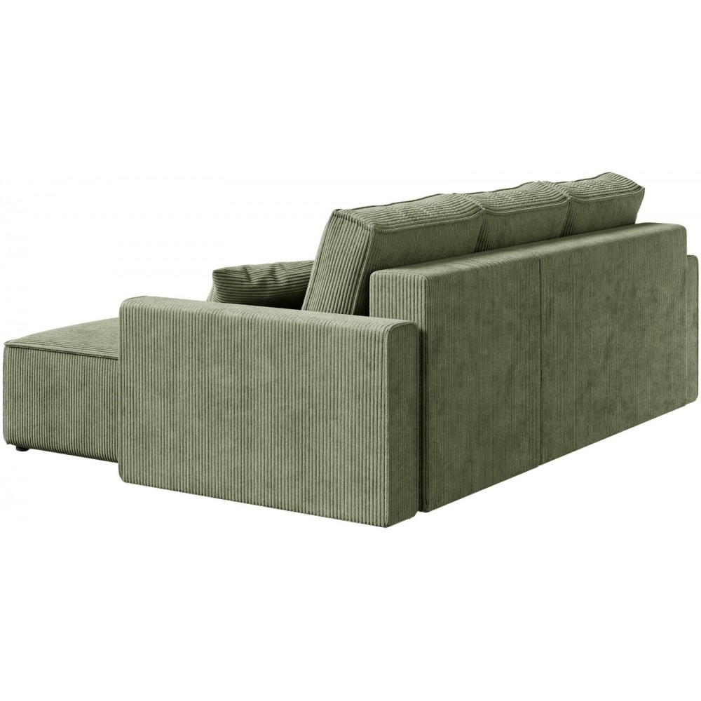 Γωνιακός Καναπές Zyra-Λαδί 232x143x85