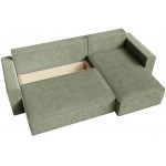 Γωνιακός Καναπές Zyra-Λαδί 232x143x85