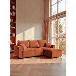 Γωνιακός Καναπές Zyra-Τερακότα 232x143x85