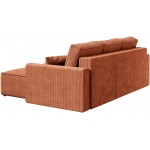 Γωνιακός Καναπές Zyra-Τερακότα 232x143x85