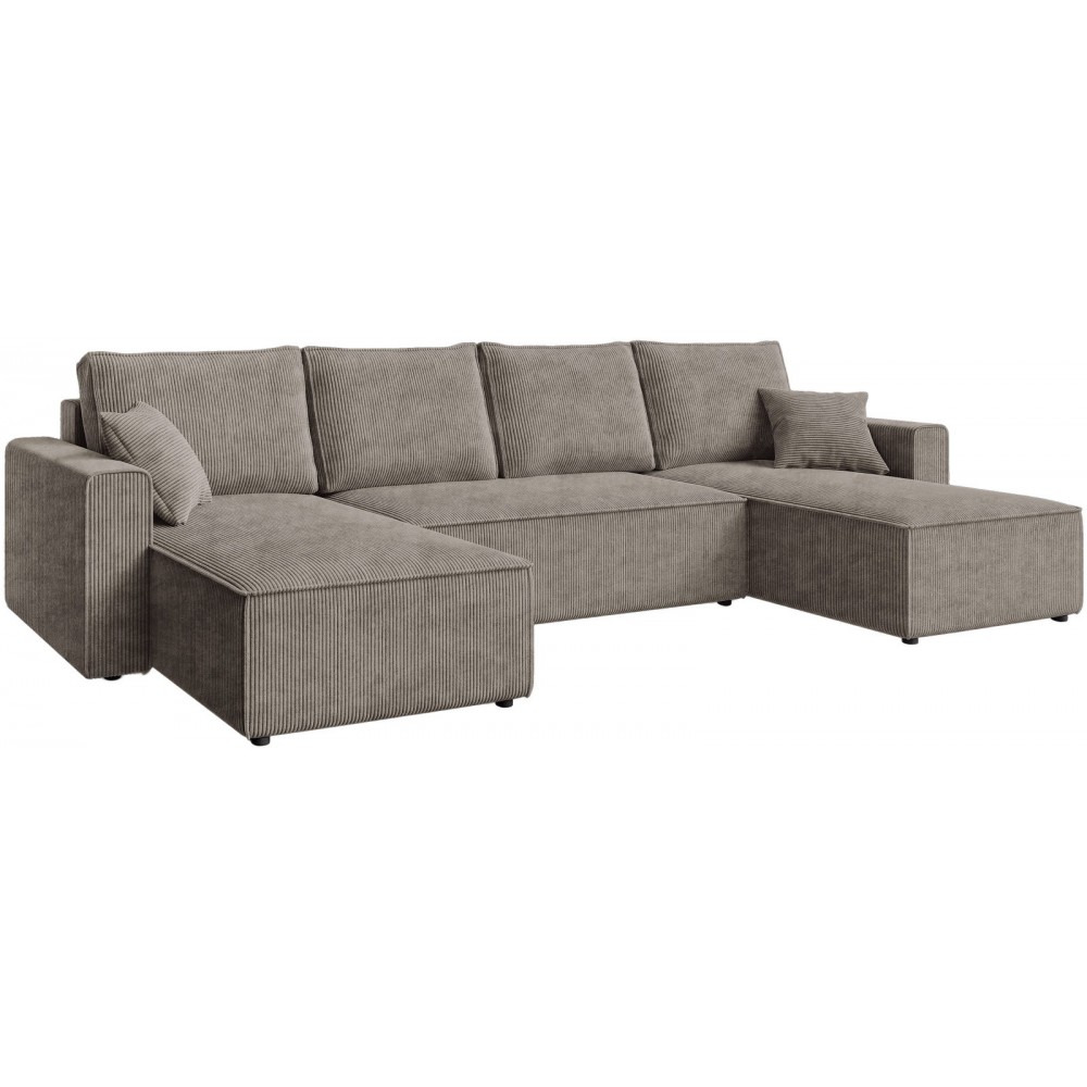 Γωνιακός Καναπές Zyra U-Ταουπ 305x140x85