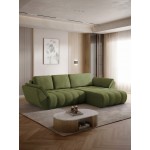 Γωνιακός Καναπές Faro-Λαδί 283x195x86