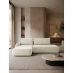 Γωνιακός Καναπές Bueno I-Εκρού-Αριστερή 300x185x100