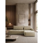 Γωνιακός Καναπές Bueno I-Μπεζ-Δεξιά 300x185x100