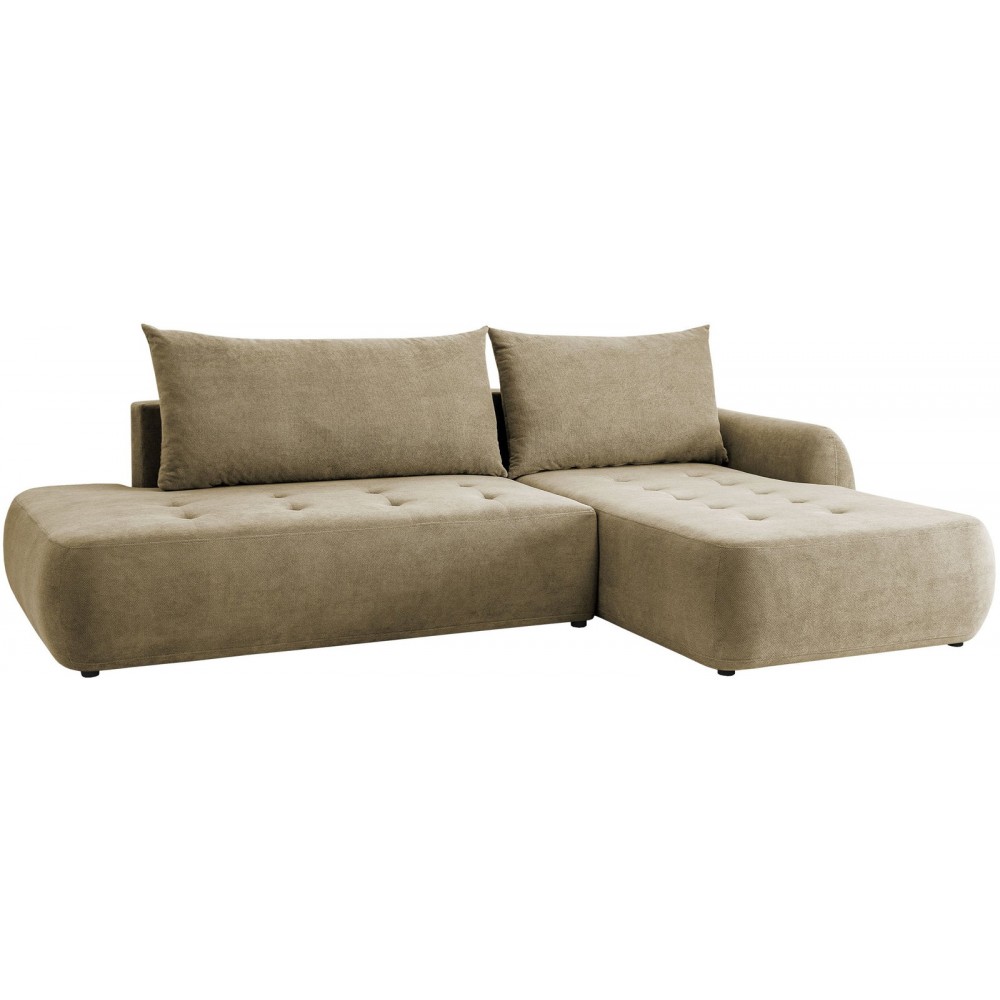 Γωνιακός Καναπές Bueno I-Μπεζ-Δεξιά 300x185x100