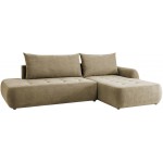 Γωνιακός Καναπές Bueno I-Μπεζ-Δεξιά 300x185x100