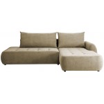 Γωνιακός Καναπές Bueno I-Μπεζ-Δεξιά 300x185x100