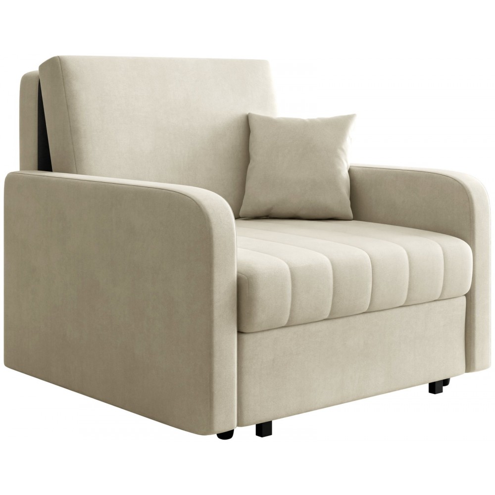 Πολυθρόνα Viva Silk I-Μπεζ 102x98x85