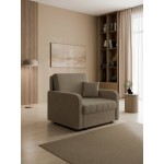 Πολυθρόνα Viva Silk I-Καφέ 102x98x85