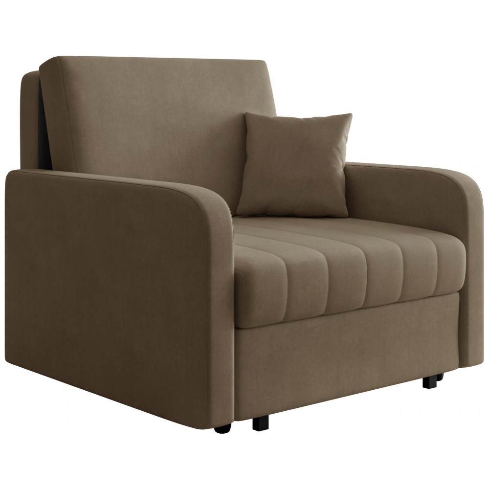 Πολυθρόνα Viva Silk I-Καφέ 102x98x85