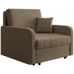 Πολυθρόνα Viva Silk I-Καφέ 102x98x85