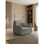 Πολυθρόνα Viva Silk I-Γκρι 102x98x85
