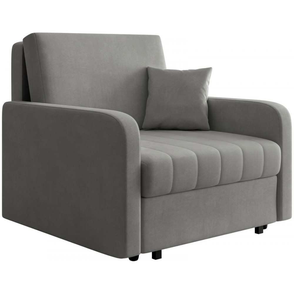 Πολυθρόνα Viva Silk I-Γκρι 102x98x85