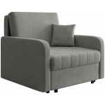 Πολυθρόνα Viva Silk I-Γκρι 102x98x85