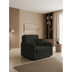 Πολυθρόνα Viva Silk I-Μαύρο 102x98x85