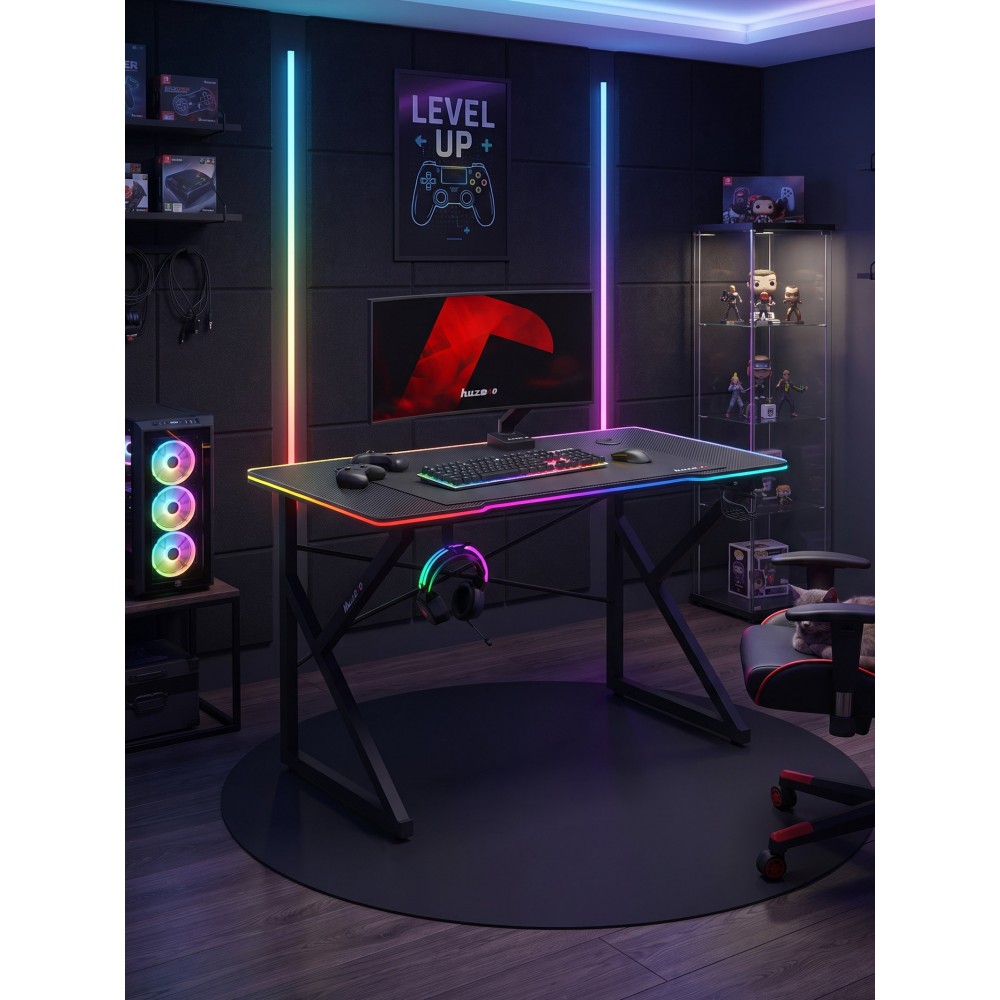 Γραφείο Gaming Hero 1.7 RGB 120x60x75